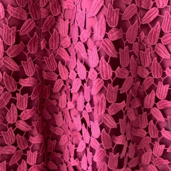 NWT Bardot Burgundy Gemma Halter Lace Dress Size 4 - Picture 4 of 14